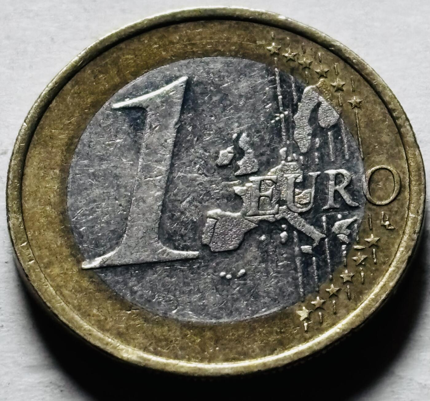 文馨钱币收藏第 298 场，长期接代拍业务 2082 年德国 1 欧元 A 版