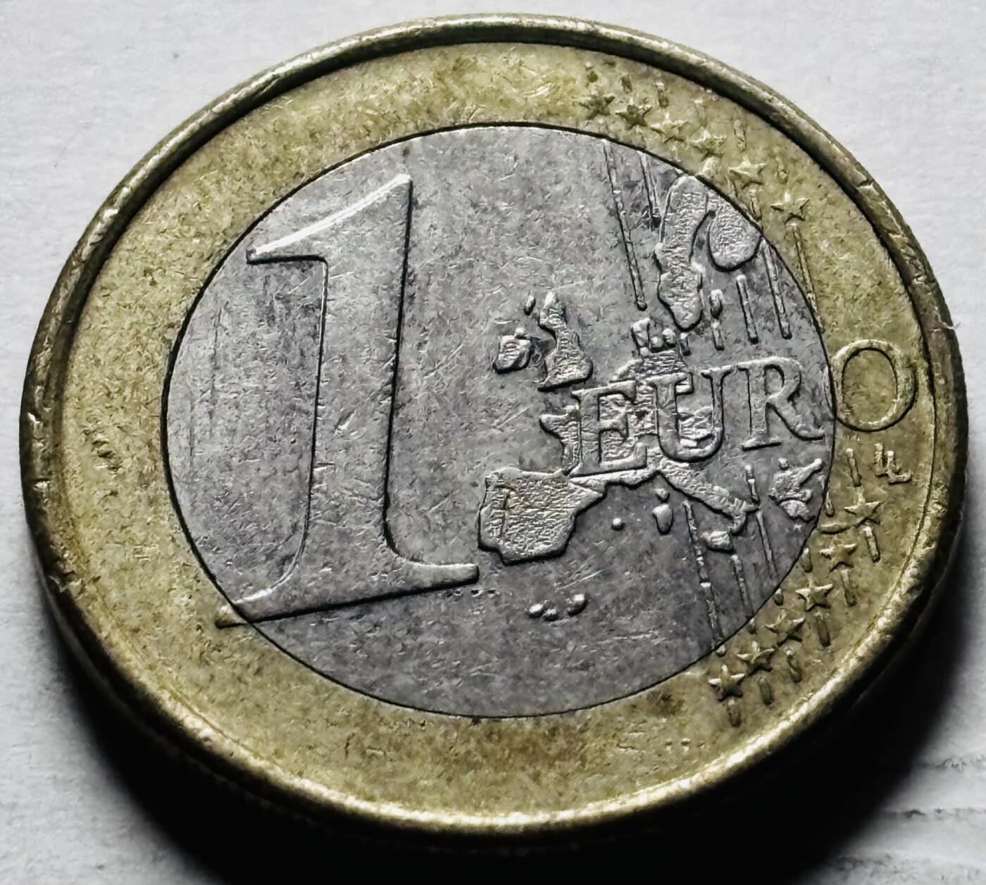 文馨钱币收藏第 298 场，长期接代拍业务 2002 年葡萄牙 1 欧元