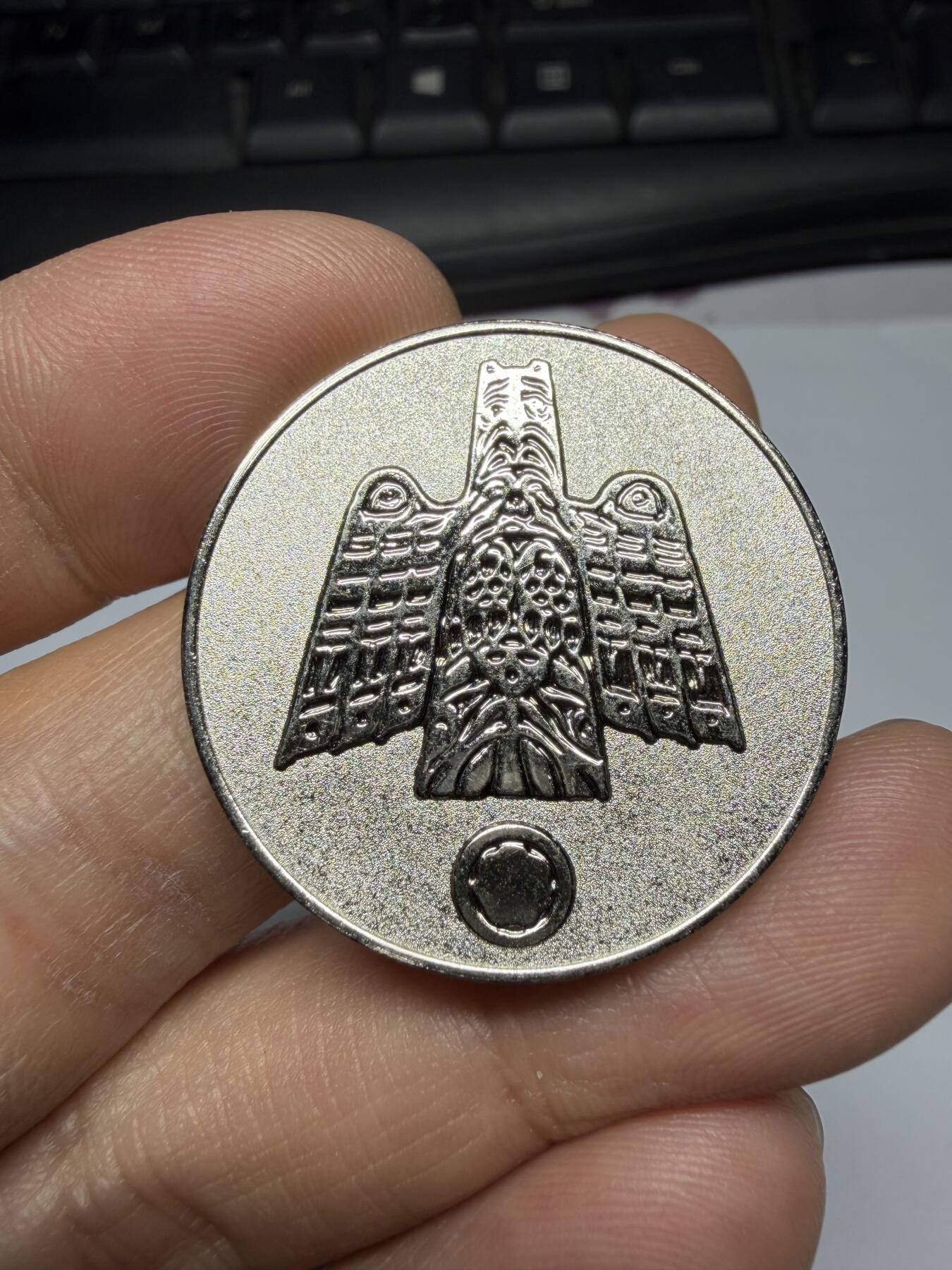 2026年集古藏今外币拍卖第三期-第9场—（总第319拍），可以寄存60天，满160元包邮。 国立民族学博物馆纪念章，直径31毫米03