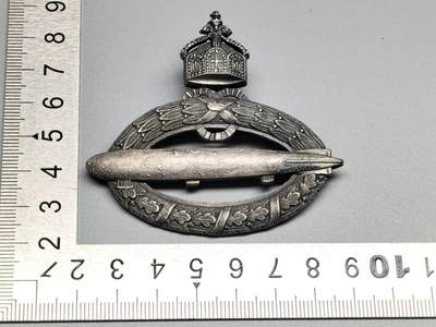 小驴勋章奖章收藏3月28日周六晚六点拍卖（珍爱和平，收藏战争，铭记历史，勿忘国耻，忠党爱国。有偿代拍，送拍规则在简介最后，参拍须阅读规则后再参拍，关系到运费包装发货时效真假辨别等关键信息，拍卖时不再发原图，看大图店主微信码在拍卖店铺介绍里） - 现代工艺品 德二齐柏林飞艇徽章 非原品