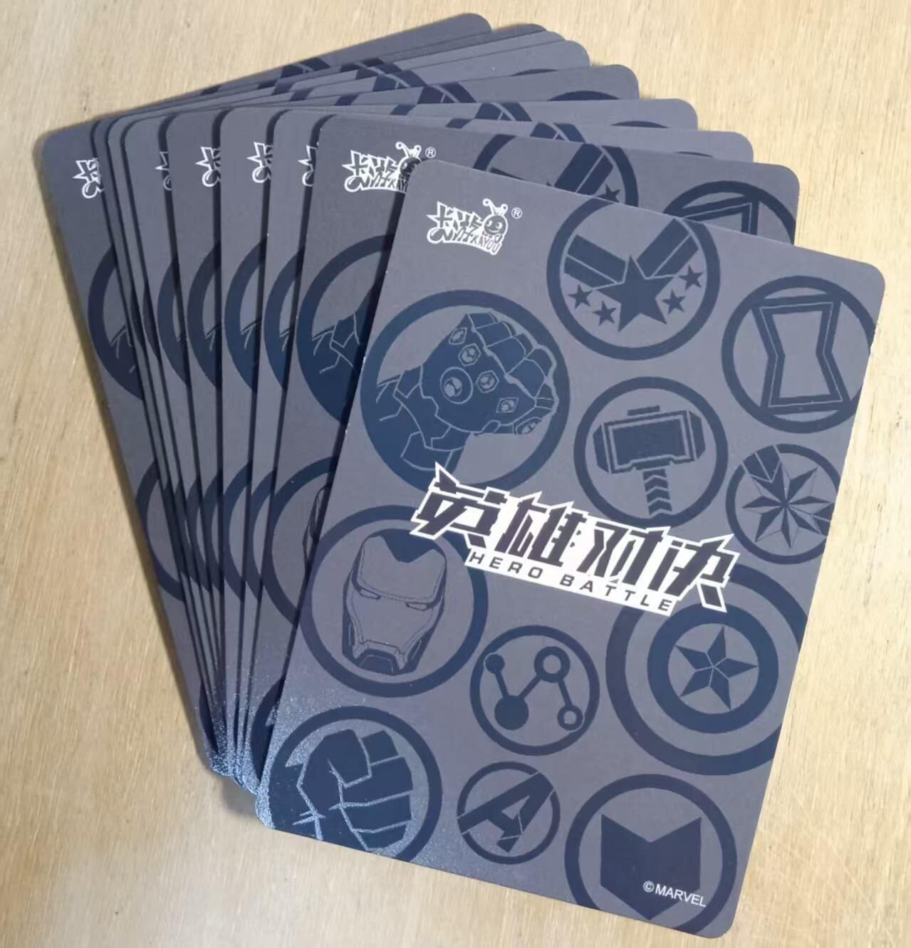 龙虎卡牌-八零场，奇点炸场！！（满200元包邮，无佣金，每周六结拍，欢迎送拍） 彩闪9张 卡游漫威英雄对决 SR