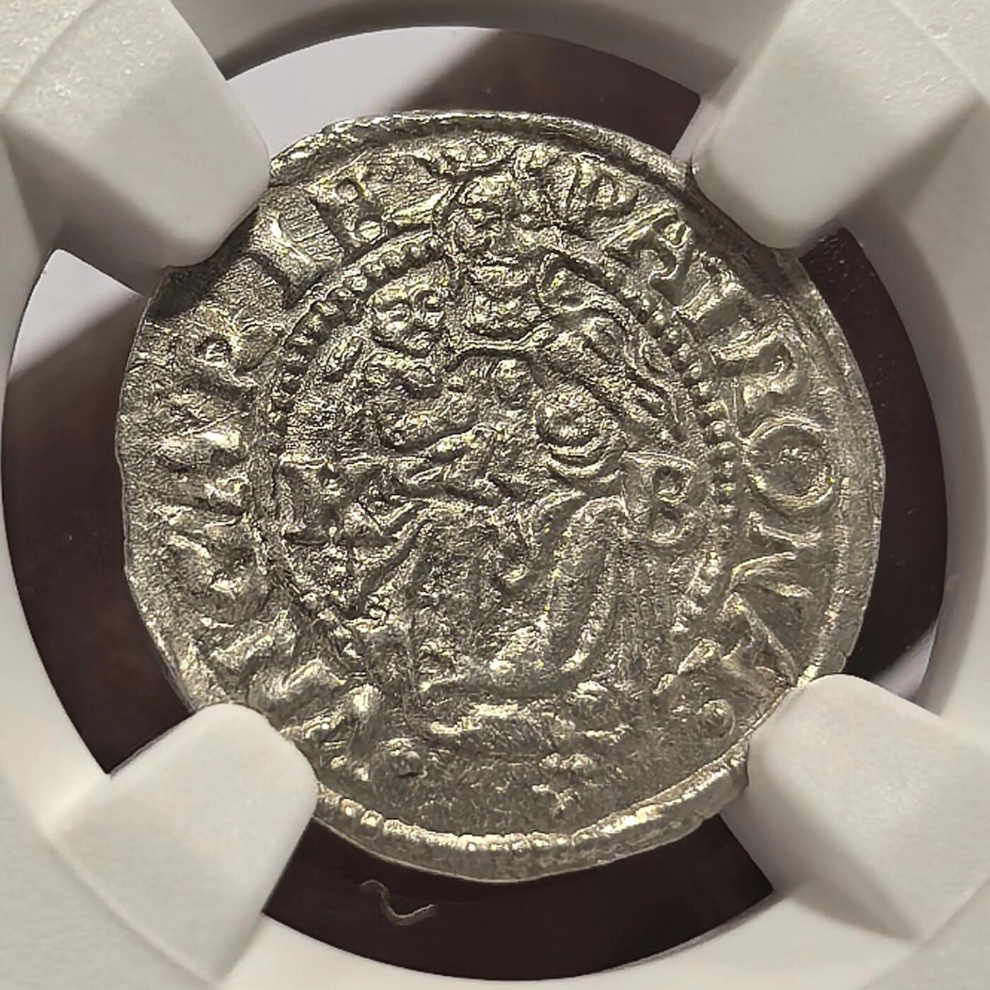 博洋堂“芳菲春韵”3月精品大拍专场暨第166期（全场包邮） NGC MS64 神罗匈牙利1539年圣母抱婴1第纳尔小银币，NGC冠军分！