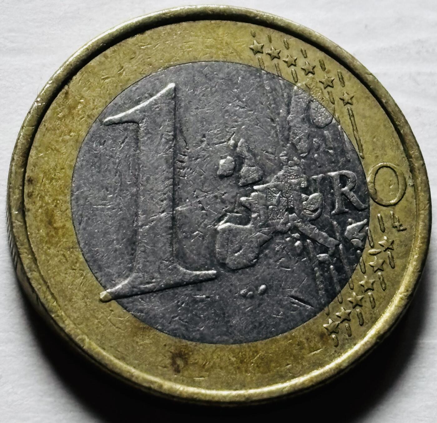 文馨钱币收藏第 298 场，长期接代拍业务 2002 年德国 1 欧元