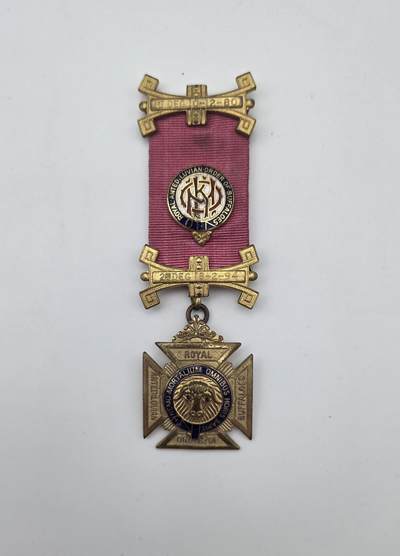 共济会拍卖专场 - 共济会-1880年皇家远古水牛会勋章