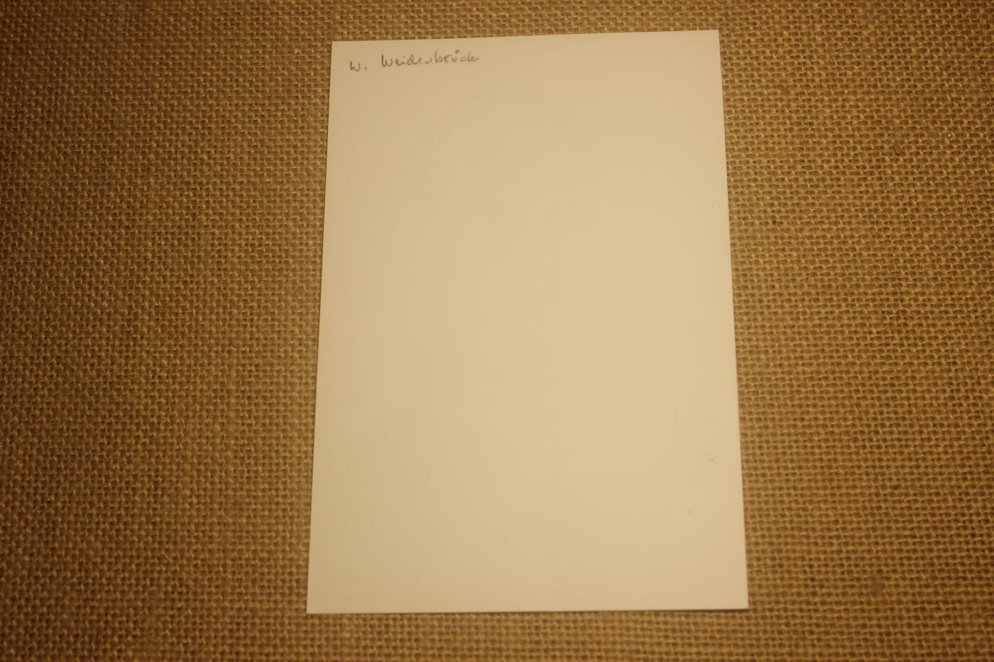 2026.4.2德系小拍卖 德三橡叶骑铁得主，威廉·魏登布鲁克少校签名照，保存完好