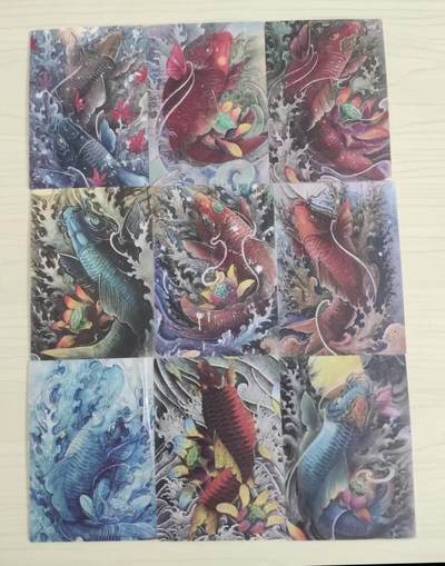 马年 第一期（持续收拍，送拍联系我哦） - 香山文创 遇见锦鲤 镜面光感卡 一套