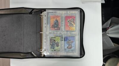 白泽拍卖卡牌手绘专场第34期（花朝去了又春分 草如茵 柳烟新） 2021 人文之宝 李云中神话中国 解锁卡西游师徒等12张粗闪+封神群仙卡144张线稿普卡（含保护卡/收藏编号卡）+西游神魔卡158张线稿普卡（含保护卡）+藏书票3张+异形卡师徒五人5张粗闪 带卡册