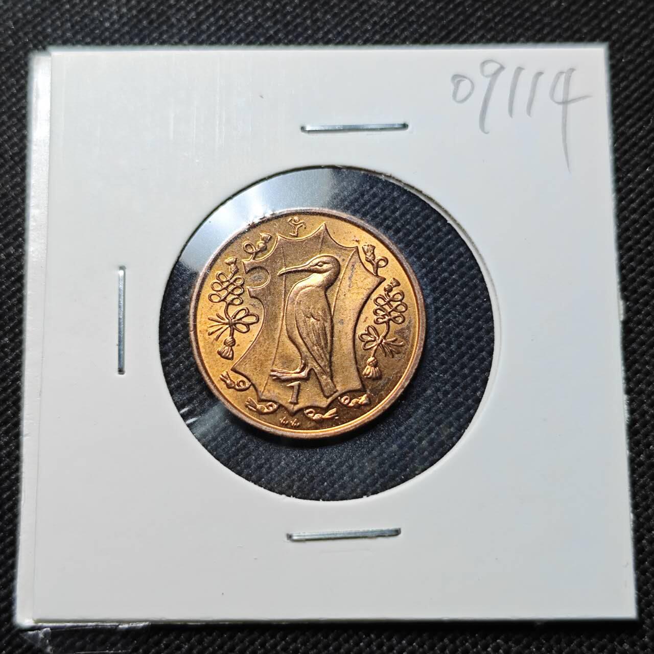 KK钱币收藏小铺  第409期 2月预留时间 周末发货  马恩岛1便士铜币 好品