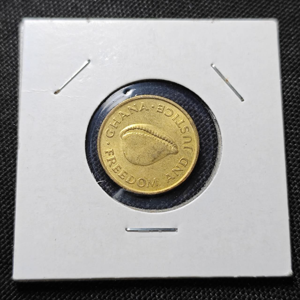 KK钱币收藏小铺  第410期 2月预留时间 周末发货  加纳1塞地