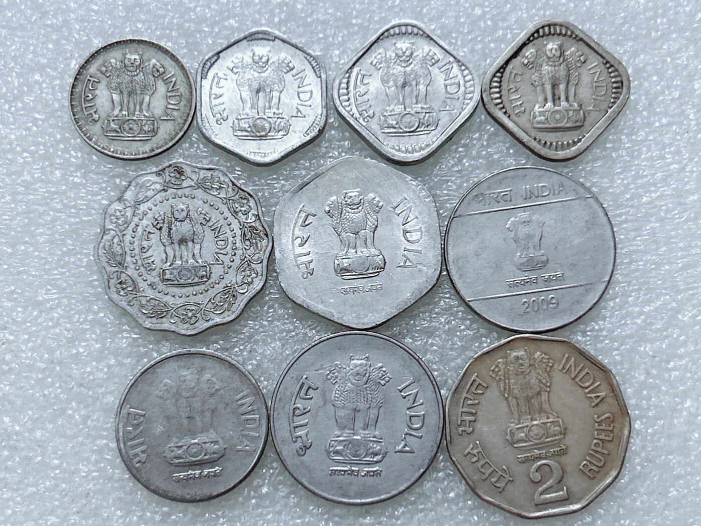 第一海外回流一元起拍收藏 散集专场  第307期 印度硬币 10枚