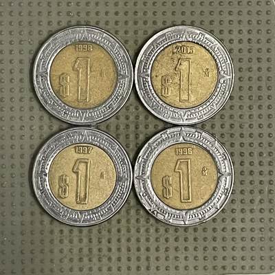 2026年第39场各国散币拍卖（总第189场） - 墨西哥1比索4枚