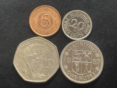 邮泉阁邮票限时拍卖第四十四场 （邮票在国外，请付邮费6元） - 毛里求斯4枚