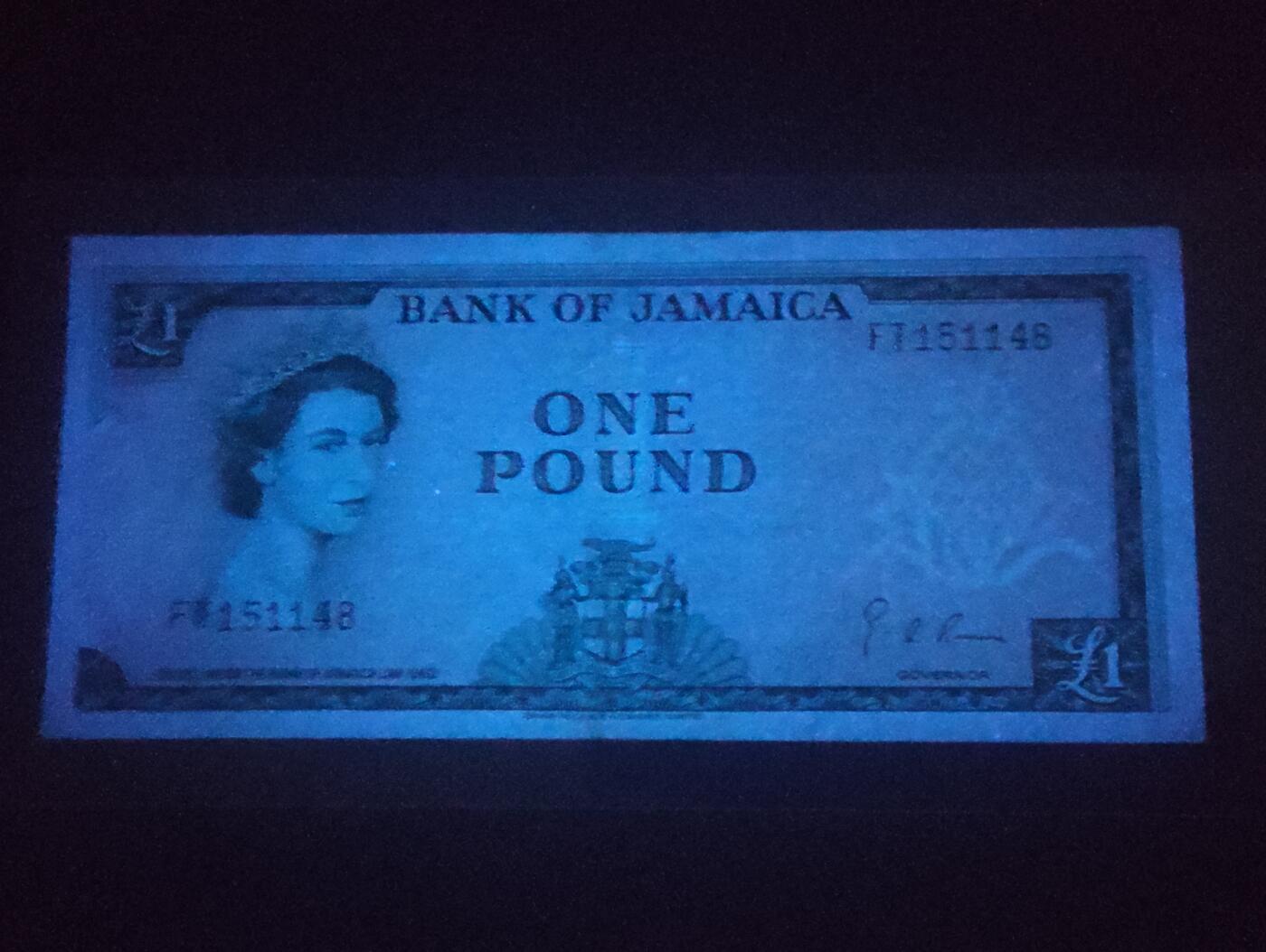 2026三月第四期，总221期 牙买加1960版1镑UNC-，小皇冠女王和甘蔗收获