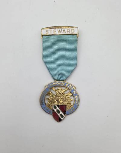 共济会拍卖专场 - 共济会-1984年汉普郡执事徽章