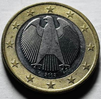 文馨钱币收藏第 298 场，长期接代拍业务 - 2002 年德国 1 欧元