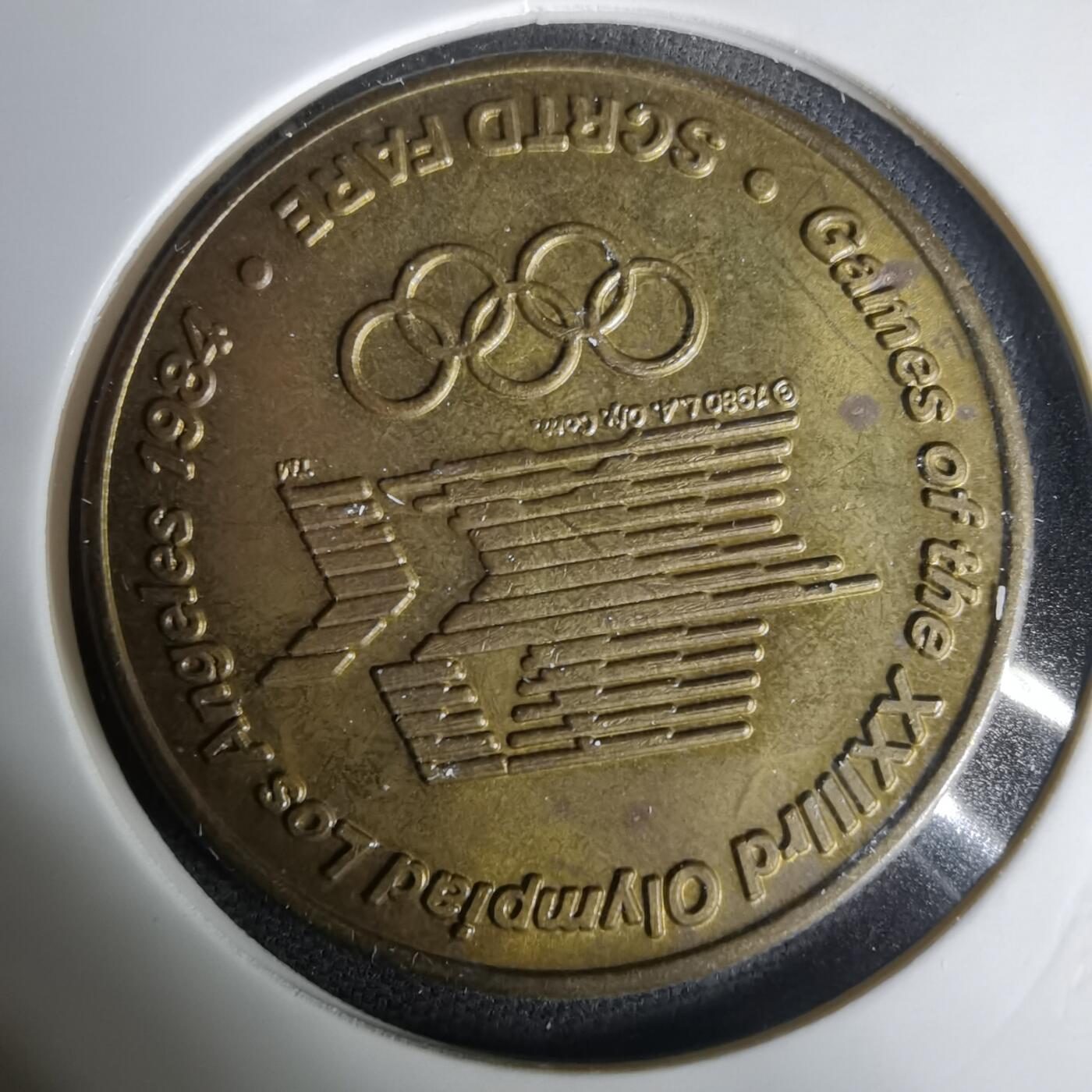 沼泽如烟--第1035场 美国1984年奥运纪念章