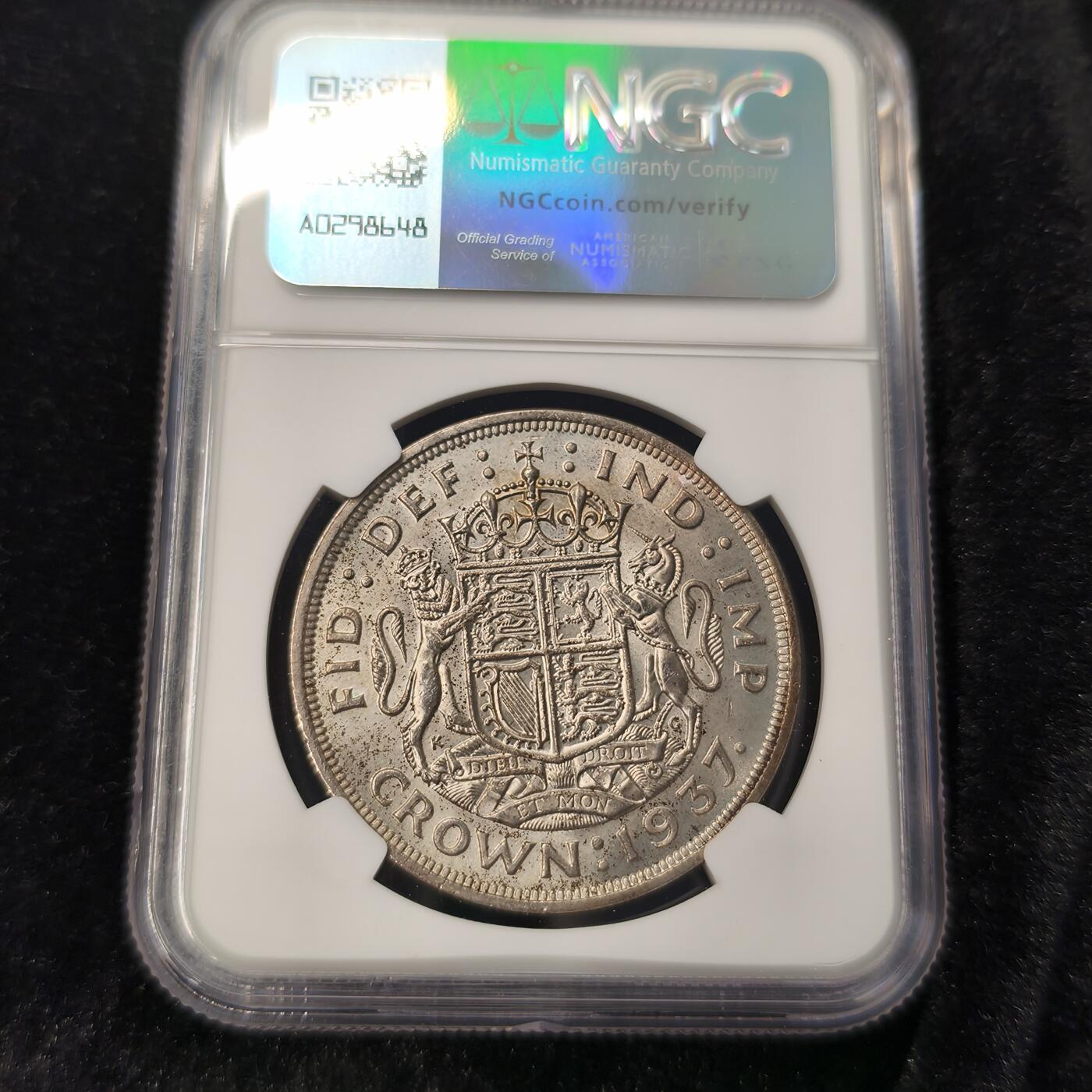 Krab外币市集Vol.28 NGC MS63 英国乔治六世1937年1克朗