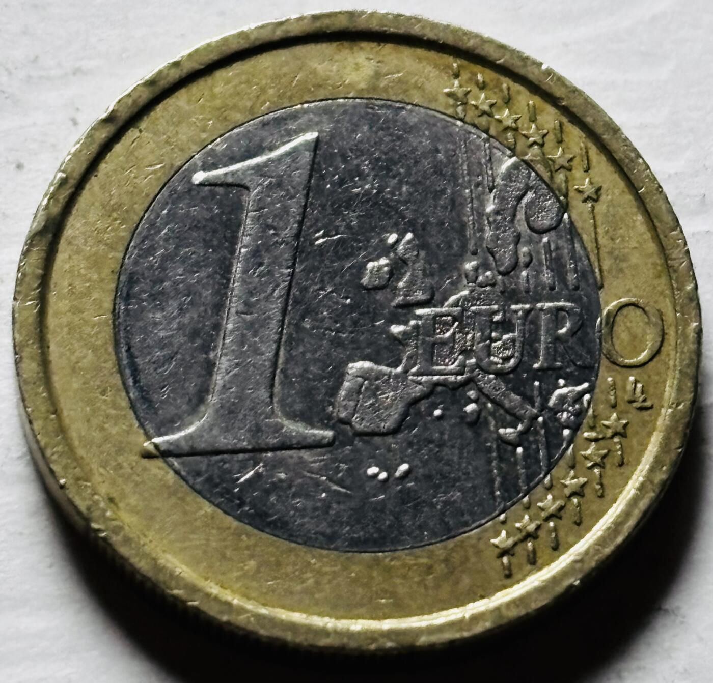 文馨钱币收藏第 298 场，长期接代拍业务 2007 年意大利 1 欧元