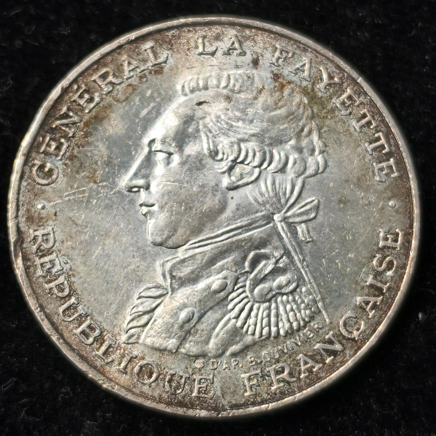 Krab外币市集Vol.28 法国1987年100法郎银币22.2g 0.9银