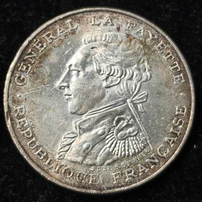 Krab外币市集Vol.28 - 法国1987年100法郎银币22.2g 0.9银