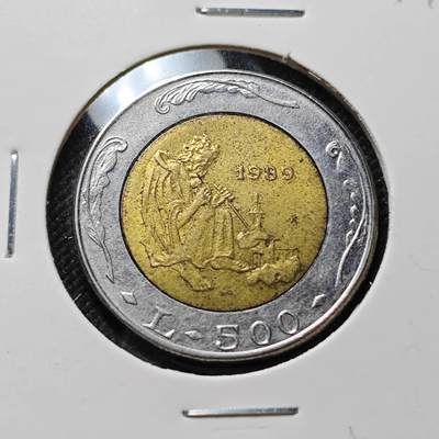 KK钱币收藏小铺  第410期 2月预留时间 周末发货 -  圣马力诺500里拉