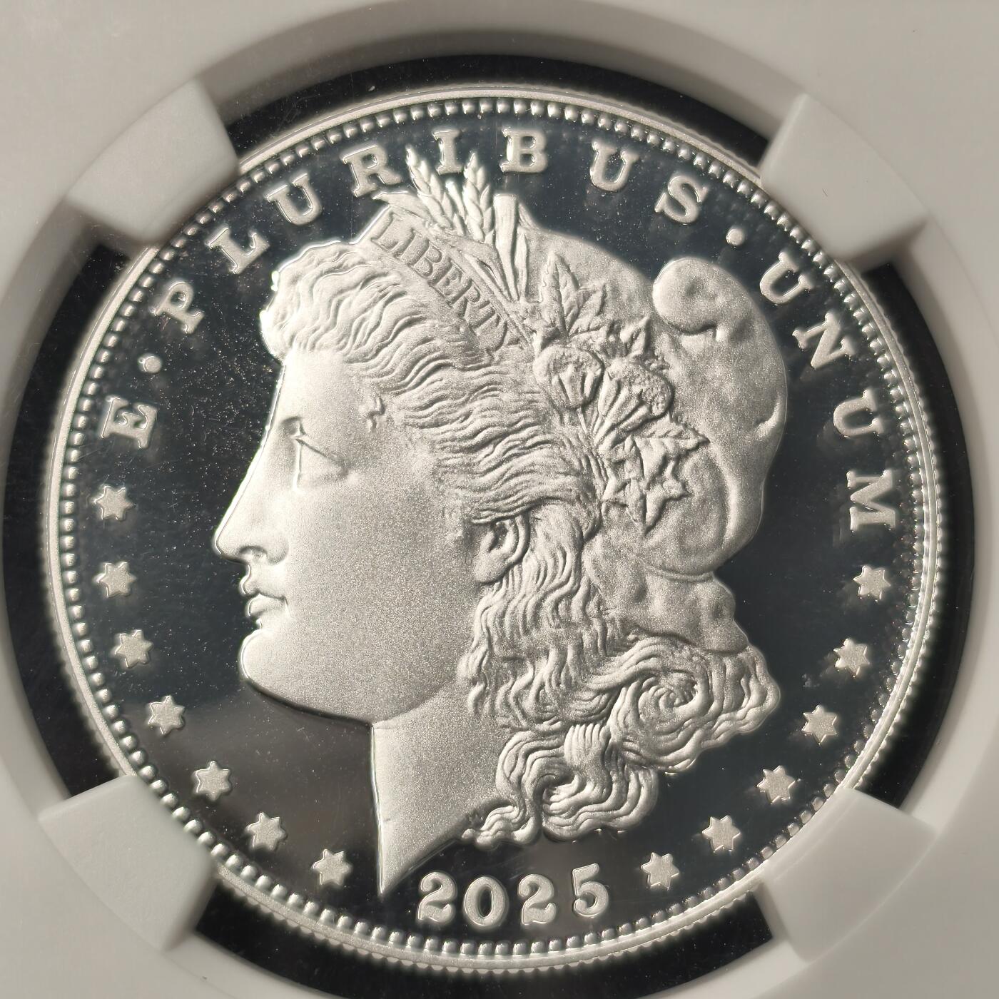 Krab外币市集Vol.28 NGC PF70UltraCameo 美国2025年S 精制摩根 特殊标签