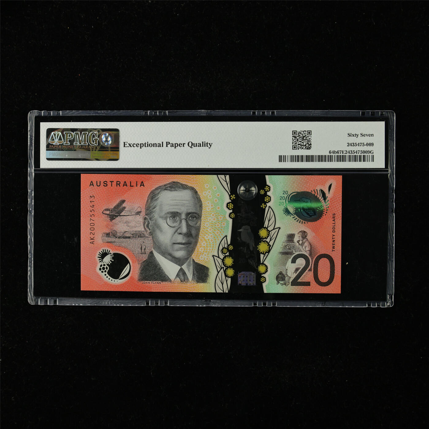 【亘邦集藏】第224期拍卖 2020年 澳大利亚20元 PMG 67EPQ AK200755413