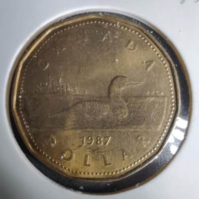 沼泽如烟--第1035场 - 加拿大1987年一元