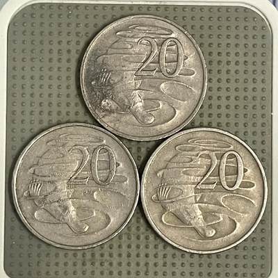 2026年第39场各国散币拍卖（总第189场） - 澳大利亚20分3枚