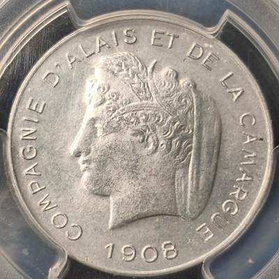 Krab外币市集Vol.28 - PCGS SP64 法国1908年10分样币