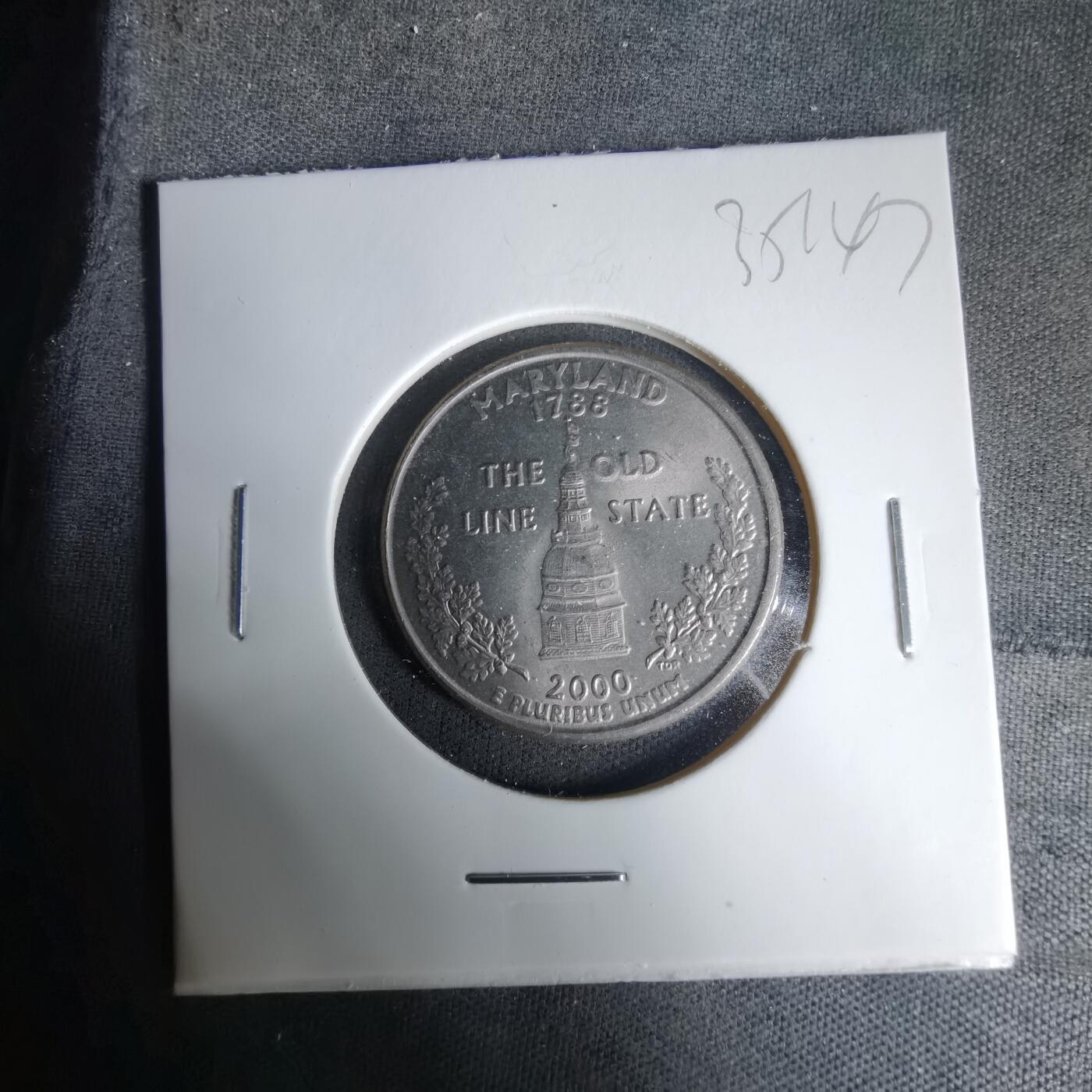 沼泽如烟--第1035场 美国2000年25分纪念币