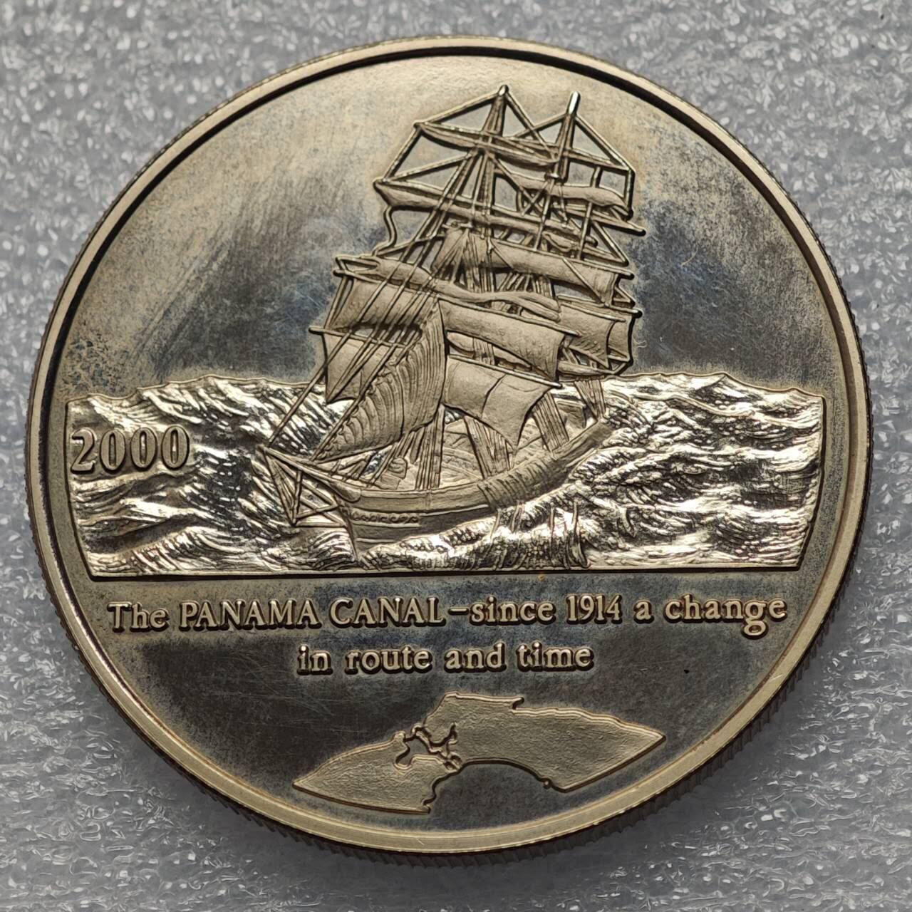  【淘币小摊】限时拍第八百八十六拍   黎巴嫩圣马力诺希腊荷兰场    每周一统一发货 民主刚果2000年5克朗精制纪念克朗币 km24