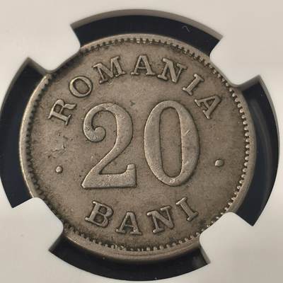Krab外币市集Vol.28 - NGC AU55 罗马尼亚1900年20巴尼 HA拍卖69美元