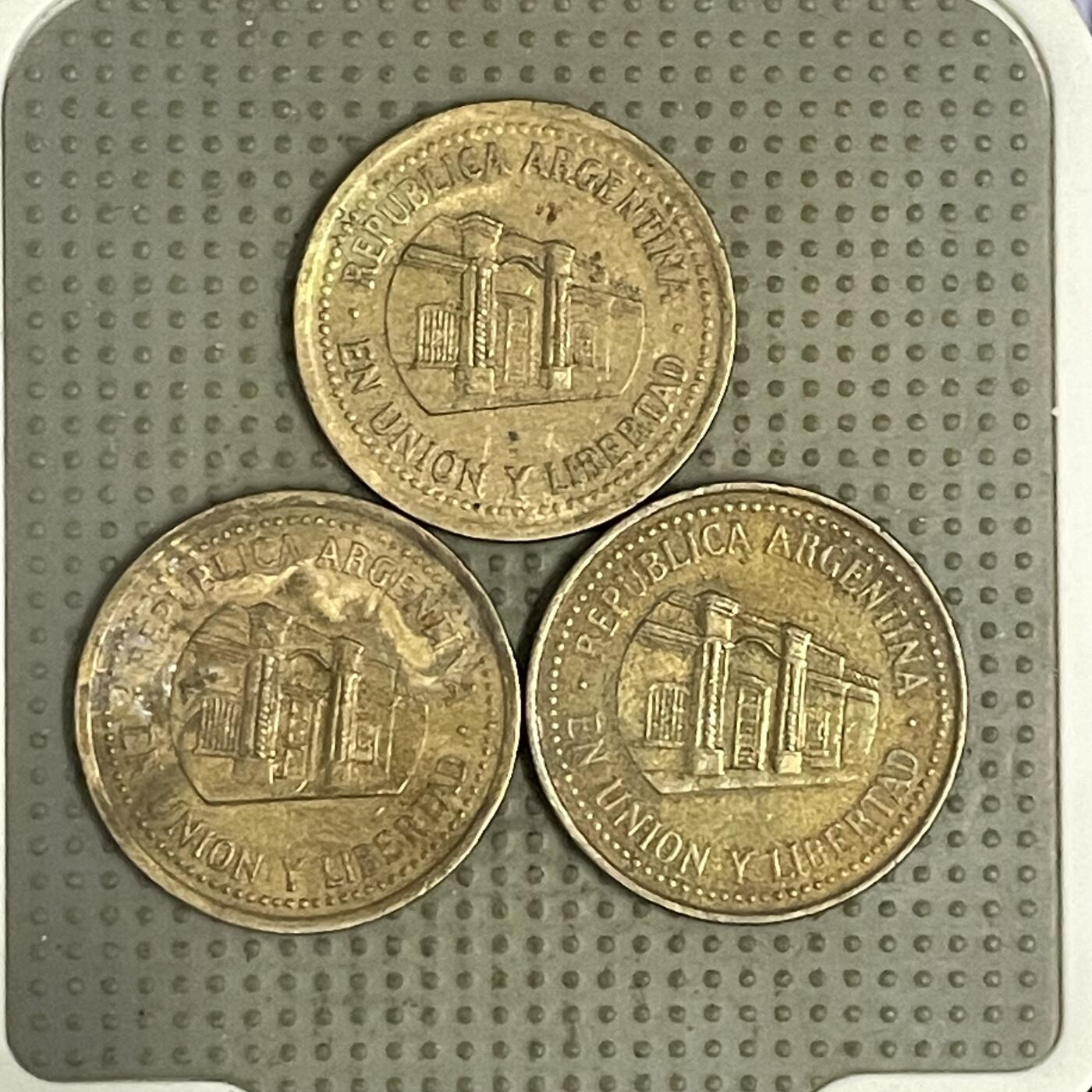 2026年第39场各国散币拍卖（总第189场） 阿根廷50分3枚