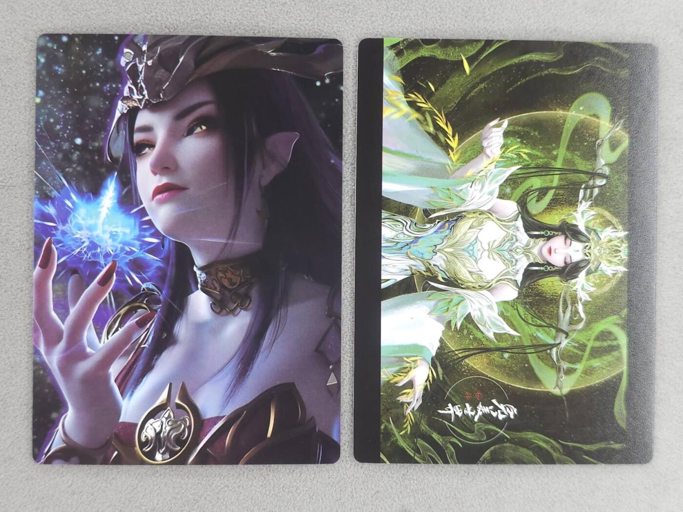 龙虎卡牌-八零场，奇点炸场！！（满200元包邮，无佣金，每周六结拍，欢迎送拍） 粗闪2张 奇点 柳神&美杜莎