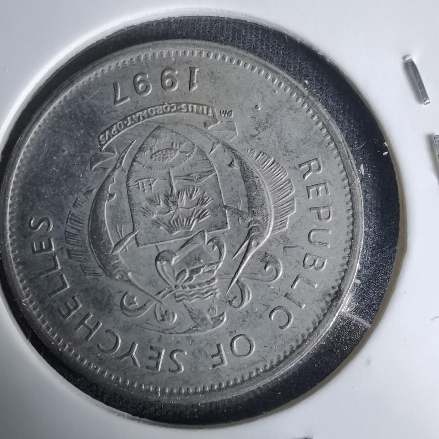 沼泽如烟--第1035场 塞舌尔1997年1卢比