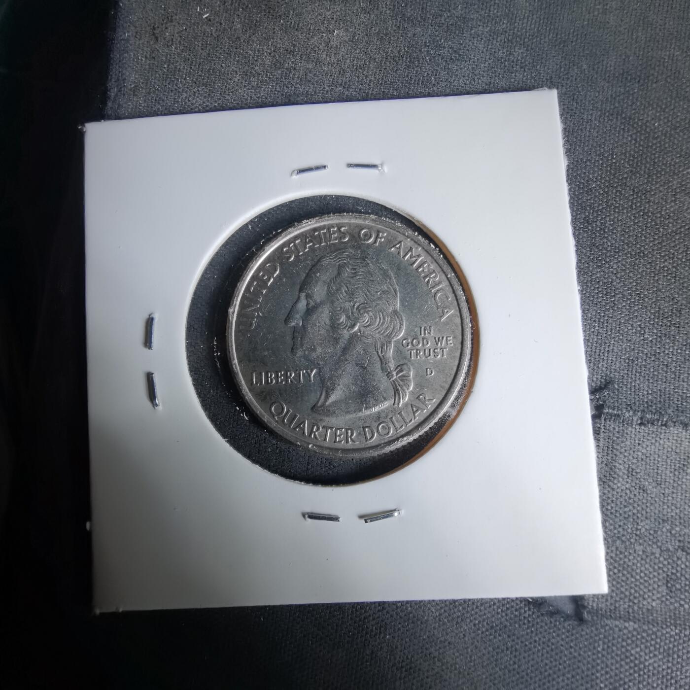 沼泽如烟--第1035场 美国2007年25分纪念币