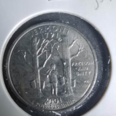 沼泽如烟--第1035场 - 美国2001年25分纪念币