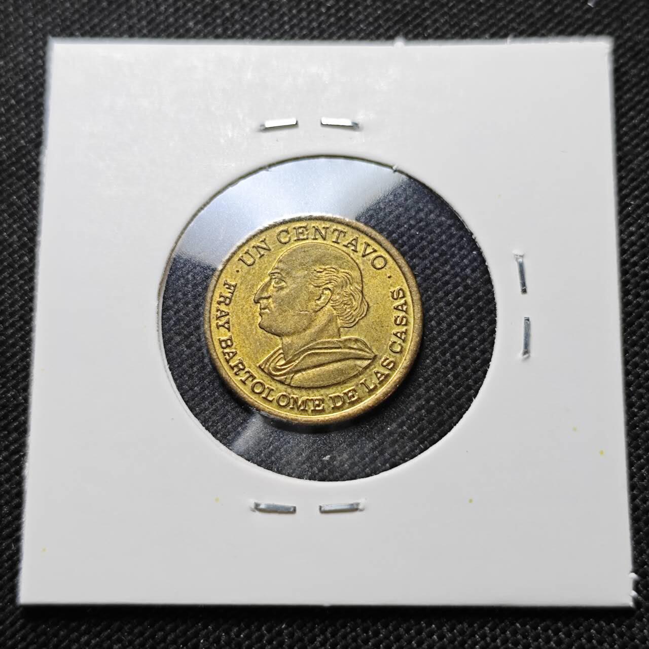 KK钱币收藏小铺  第410期 2月预留时间 周末发货  1976危地马拉1分铜币