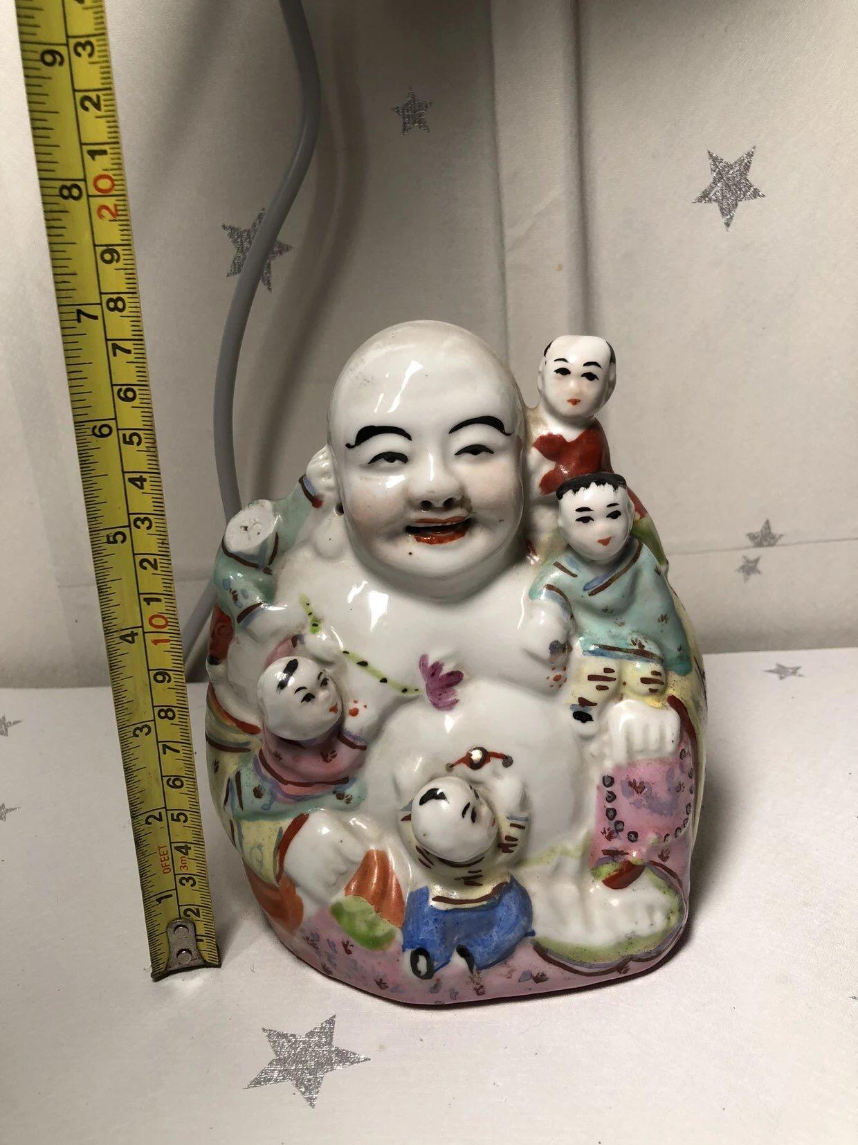 杂项钱币 五子登科弥勒佛摆件