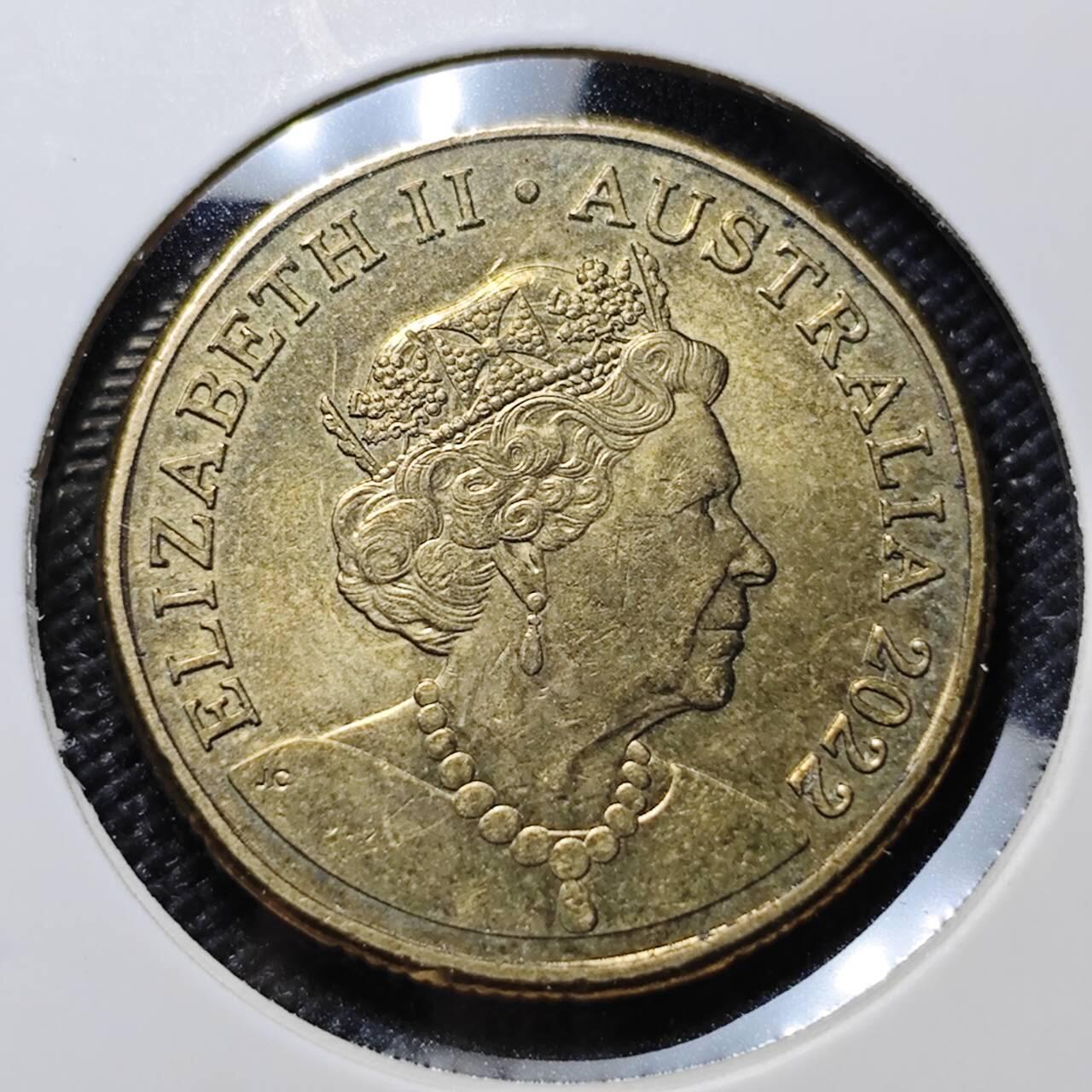 KK钱币收藏小铺  第409期 2月预留时间 周末发货  2022澳大利亚1元