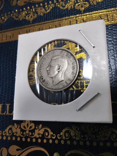 长老汇马年精选第十三场拍卖 - 1938英国乔治六世1先令银币，5.66克500银