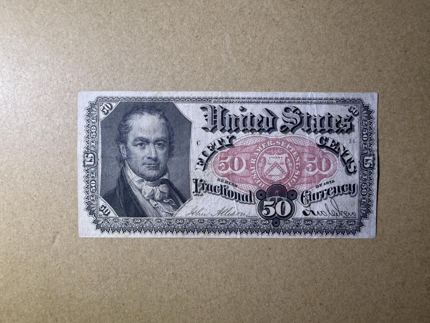 《艾美收藏》第238期-3.29周日外币畅拍场 美国50美分 1875年 流通品相