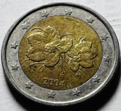 文馨钱币收藏第 298 场，长期接代拍业务 - 2004 年芬兰 2 欧元，第一版