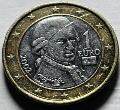 文馨钱币收藏第 298 场，长期接代拍业务 - 2002 年奥地利 1 欧元