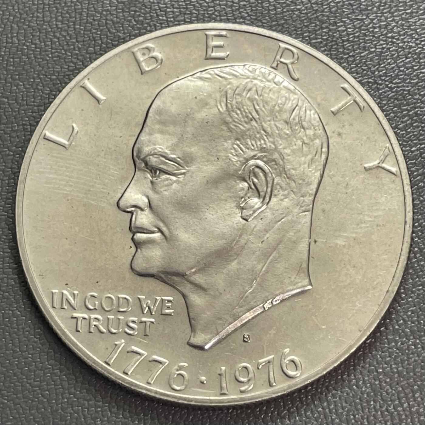 回流0328 美品 美国1976年1美元 独立200周年纪念币