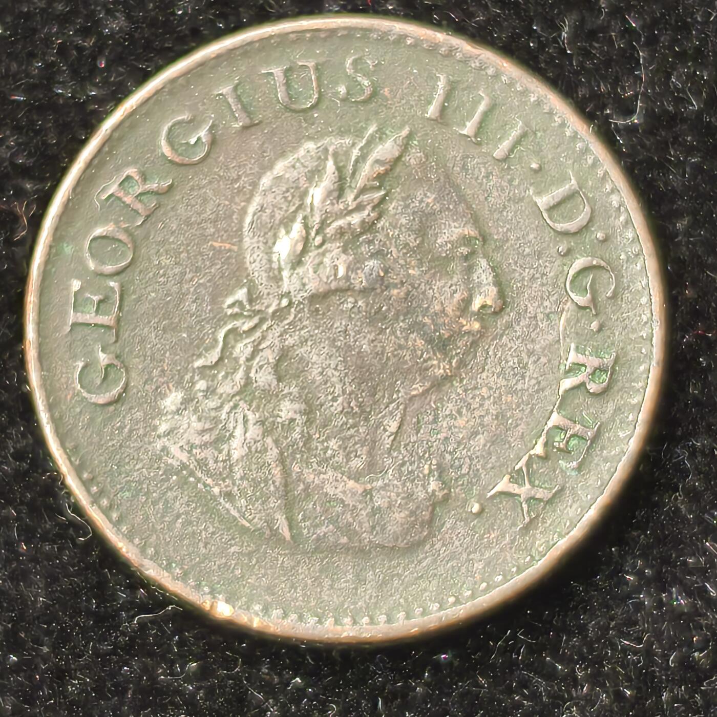 Krab外币市集Vol.28 爱尔兰1806年乔治三世1/4便士