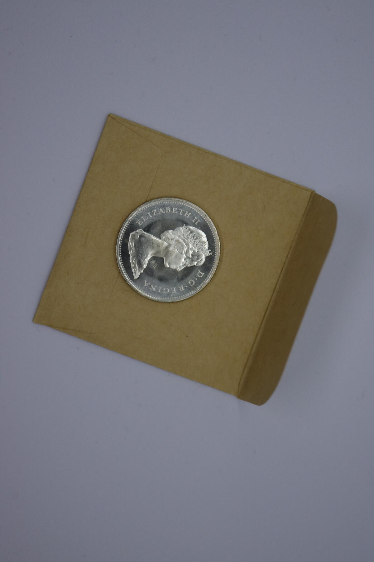 观钱 近现代机制币拍卖No.006（全场顺丰包邮，不区分偏远地区）  加拿大 1967 年联邦百年 25 分猞猁纪念银币 卷拆全新未使用