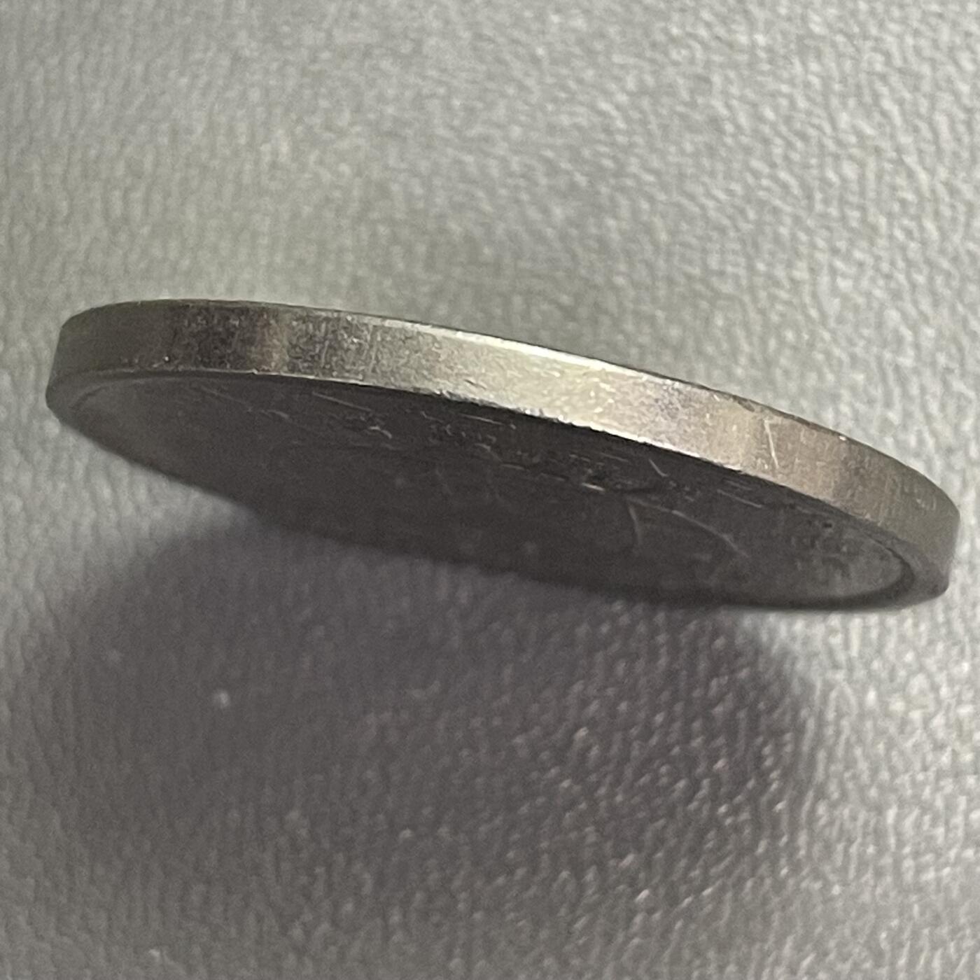 回流0328 澳门1968年壹圆纯镍币