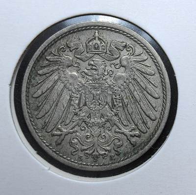 外国优质老铜币银币苏联纪念章，每周六晚九点倒数截拍，满百包邮可寄存，持续收拍 - 德意志帝国1912年10芬尼，正面饰有华丽的帝国鹰纹章，背面数字与年份清晰，包浆温润，是德意志第二帝国时期钱币收藏的经典之选。